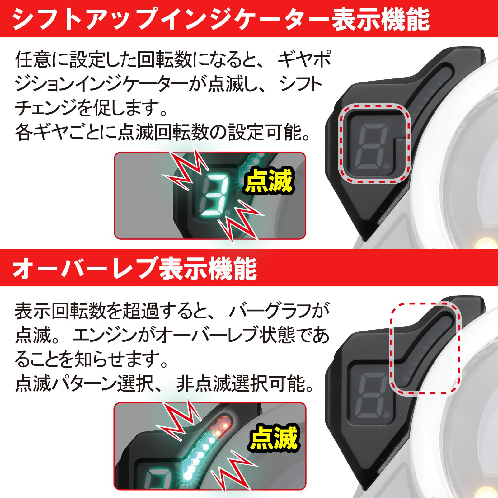 Amazon | キタコ (KITACO) ギヤポジションインジケーター カプラーオン